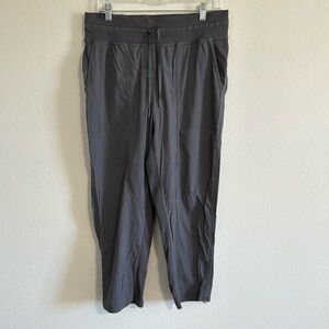 Lululemon Beyond the Studio pants slim cropped. Grey. Size 12.